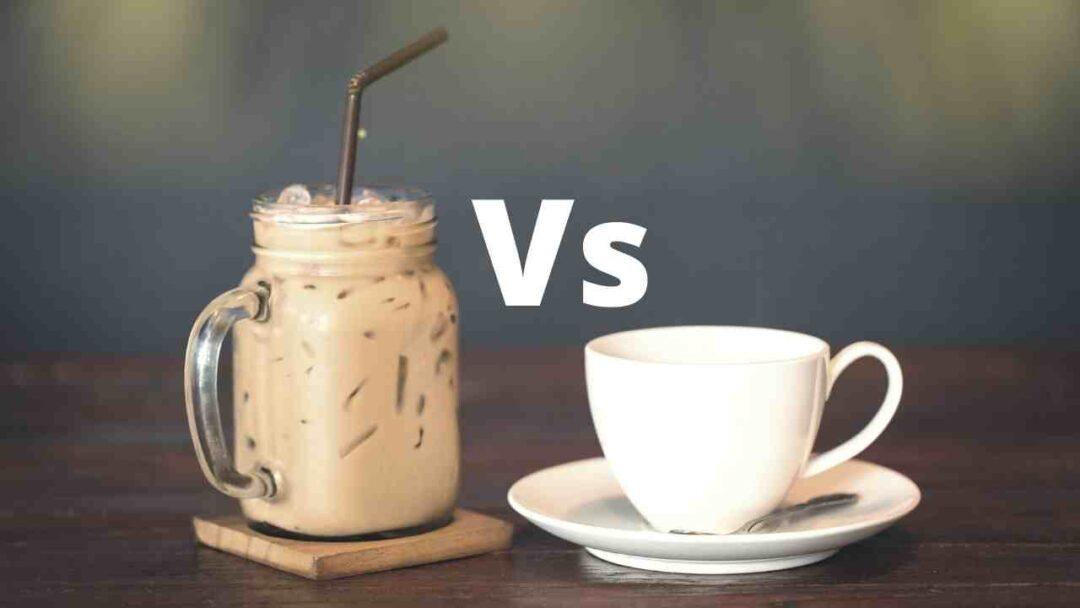 iced vs hot coffee