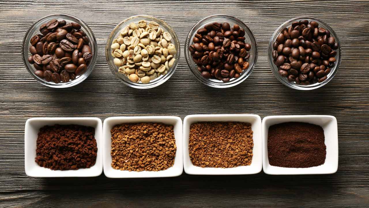 types of ground coffee